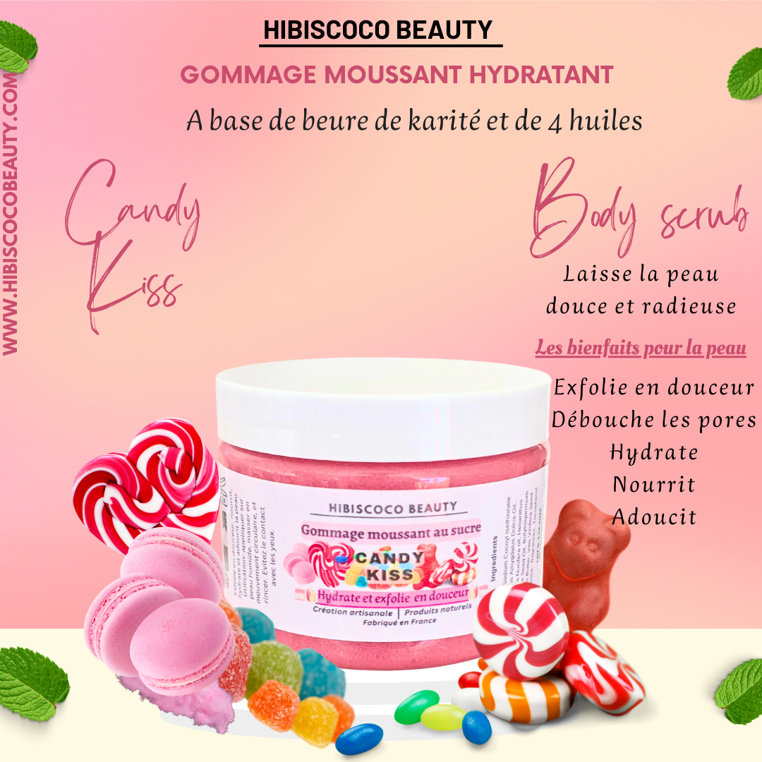 Gommage corporel hydratant -  Candy kiss